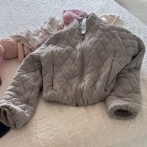 Lululemon Quilted Gray Jacket